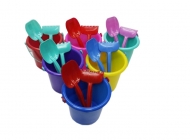 Children’s sandpit set - bucket, rake and spade